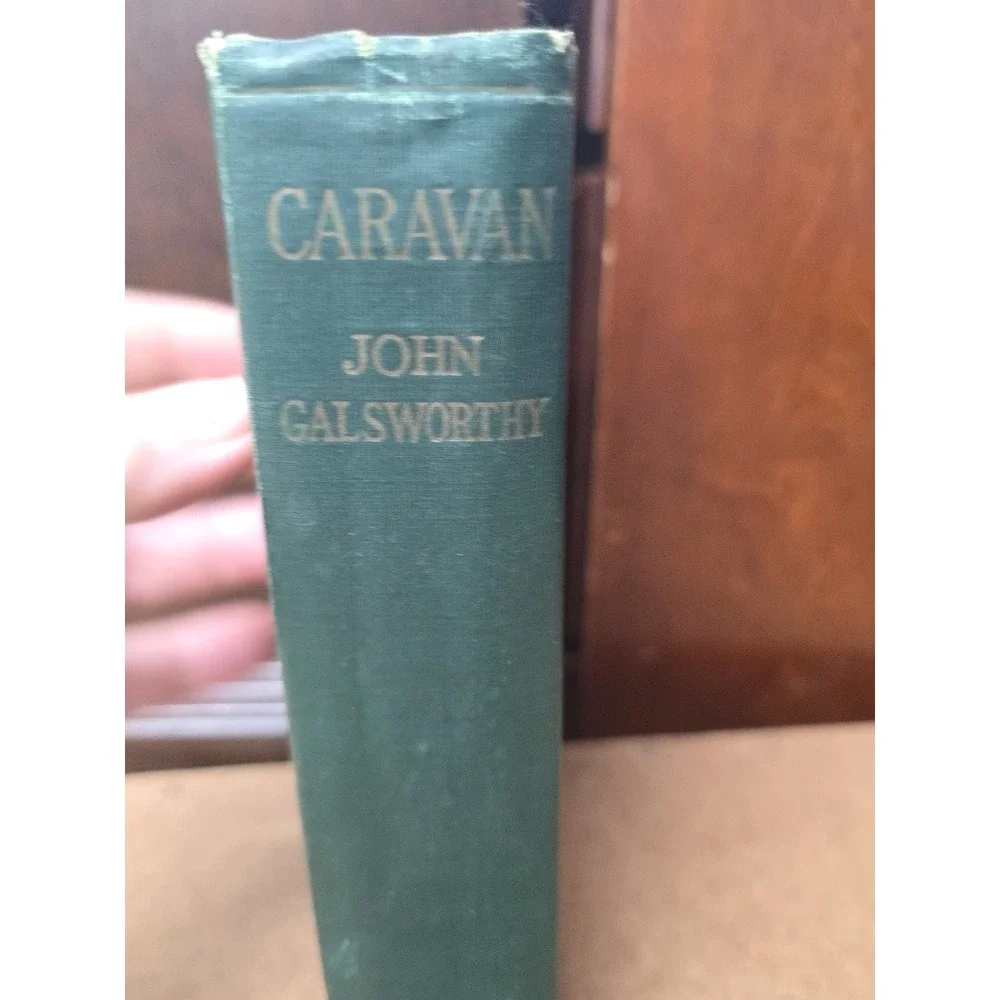 Caravan the Assembled Tales by John Galsworthy Hardcover 1926‎ Antique